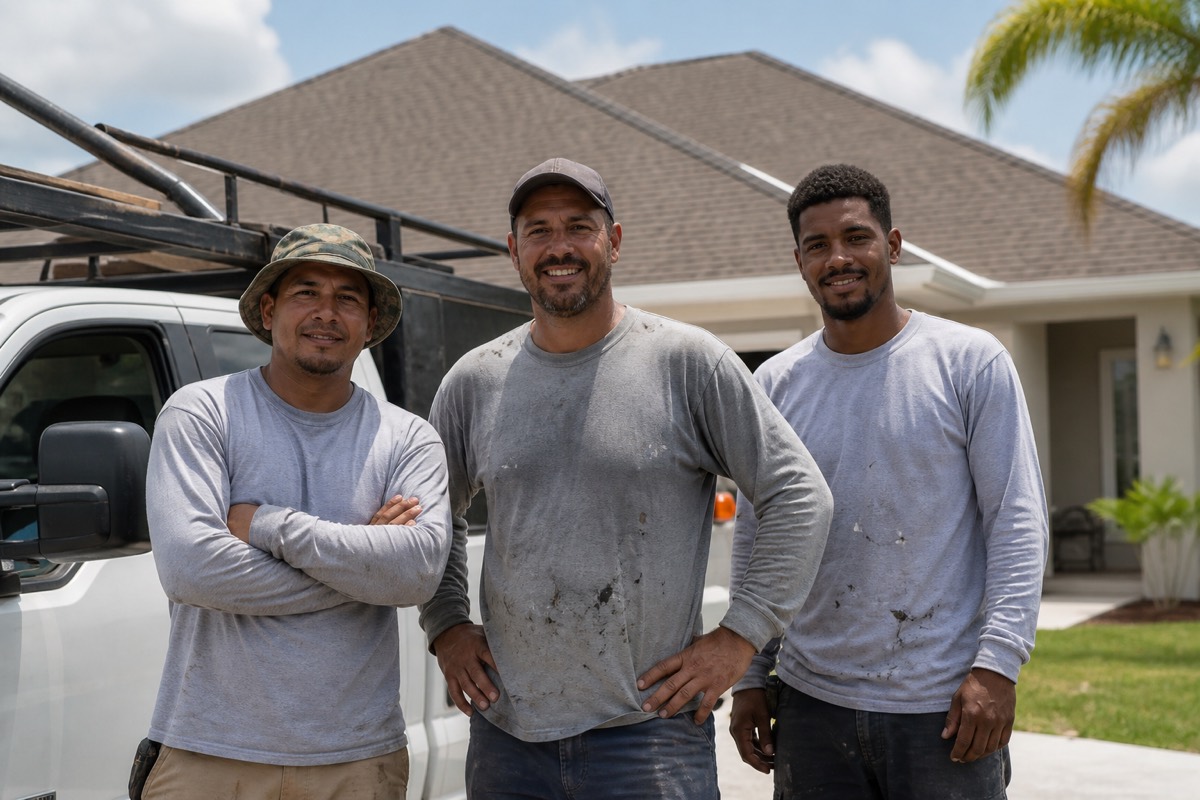 The Permaguard Exteriors Inc crew
